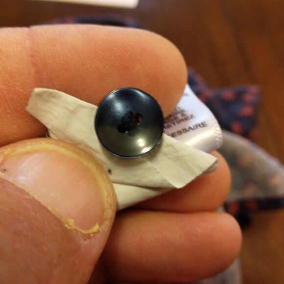 Express hawaiian shirt mens L Large blue rayon all over floral short sleeve - Picture 10 of 11